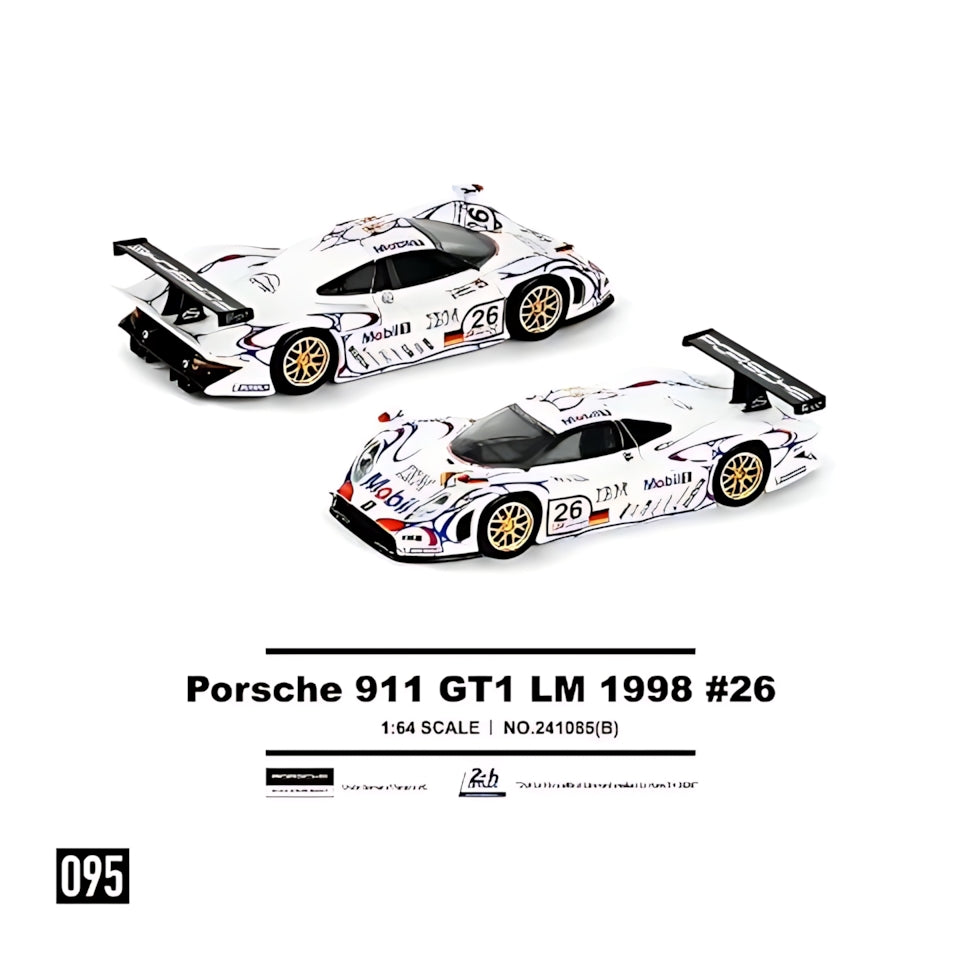 Scale 1 : 64 Die Cast Model - Porsche GT1 Le Mans LM 1988 #26 - Champion