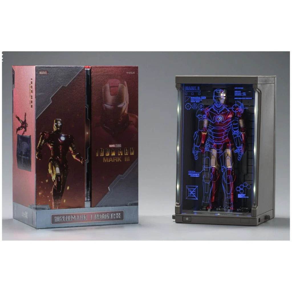 Marvel Avengers : Iron Man Hall of Armor Mark MK03 Figure by ZD Toys (Size-7 Inch)