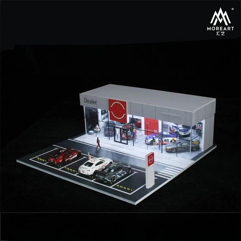 Diorama With Lights for 1:64 Diecast Models (No Cod Allowed On This Product) - Prepaid Orders Only