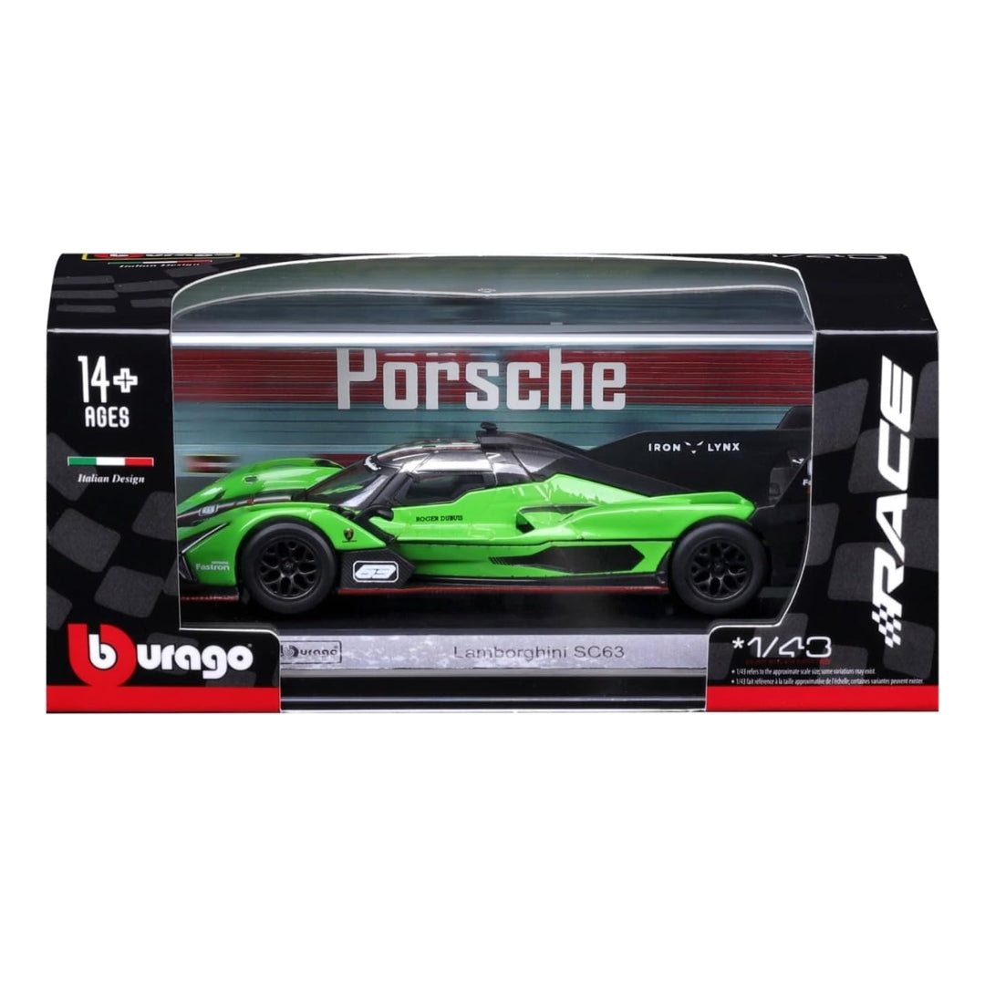 Bburago Race Edition - 1/43 Scale Model - Lamborghini SC63