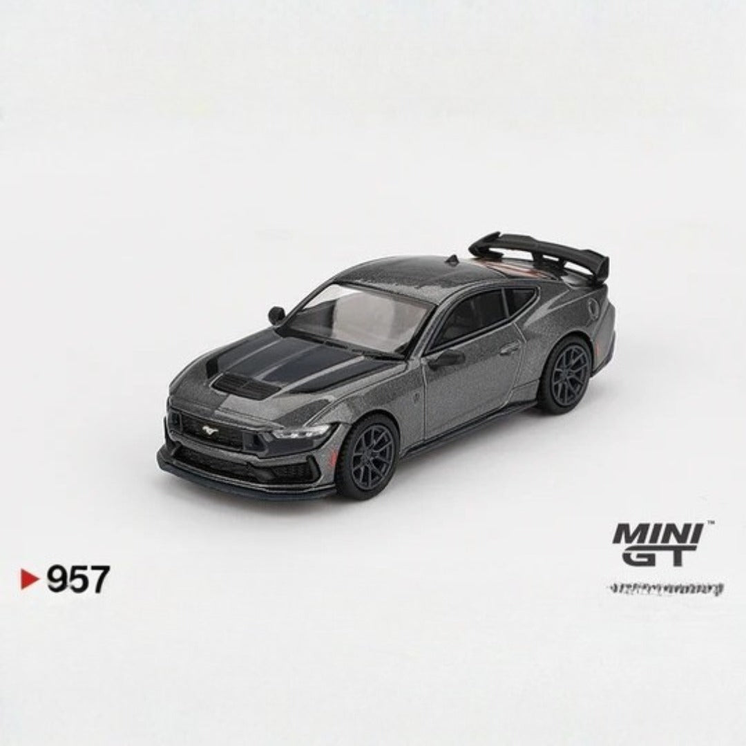 Mini GT Imported Code 957 - Ford Mustang Dark Horse 2024 Carbonized Gray