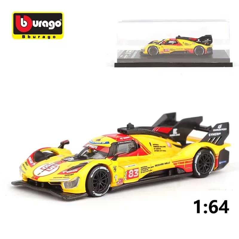 Bburago - 1 : 64 Diecast Scale Model - Official Licensed Product - #83 Ferrari 499P
