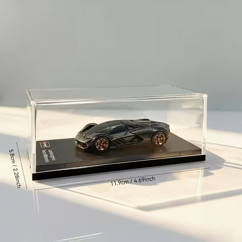 Bburago - 1 : 64 Diecast Scale Model - Official Licensed Product - Lamborghini Terzo Millennio Black Grey