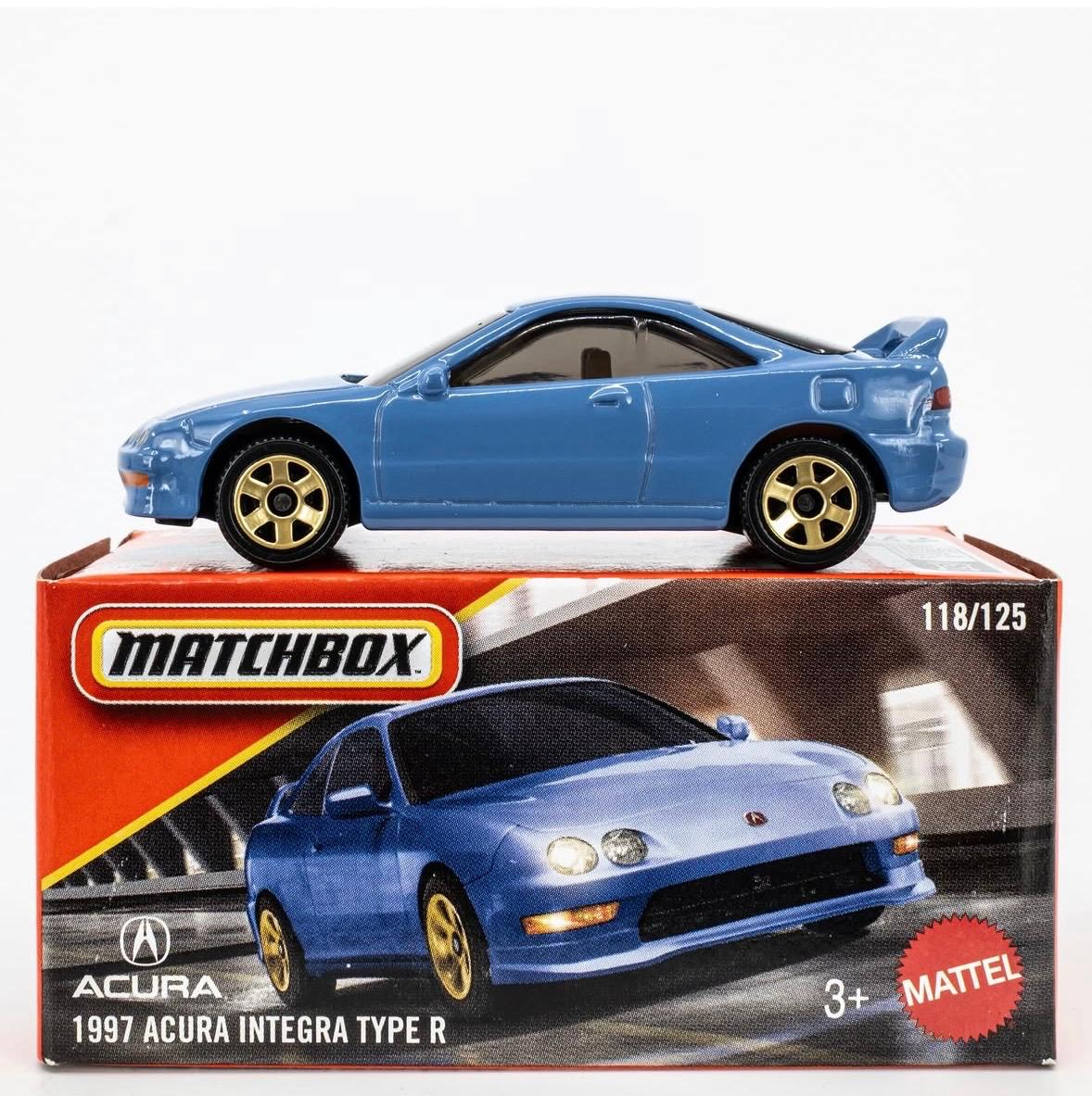 Matchbox Imported 1997 Acura Integra Type R Die-Cast Toy Car 1:64 Scale