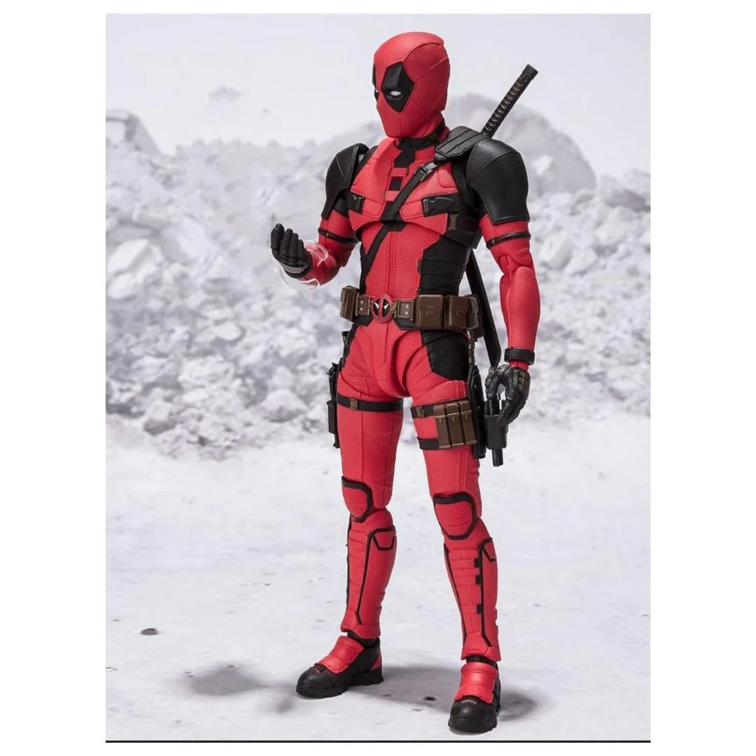 Marvel Studios Deadpool & Wolverine : 1:10 Scale Deadpool Action Figure by ZD Toys (Size-7 Inch)