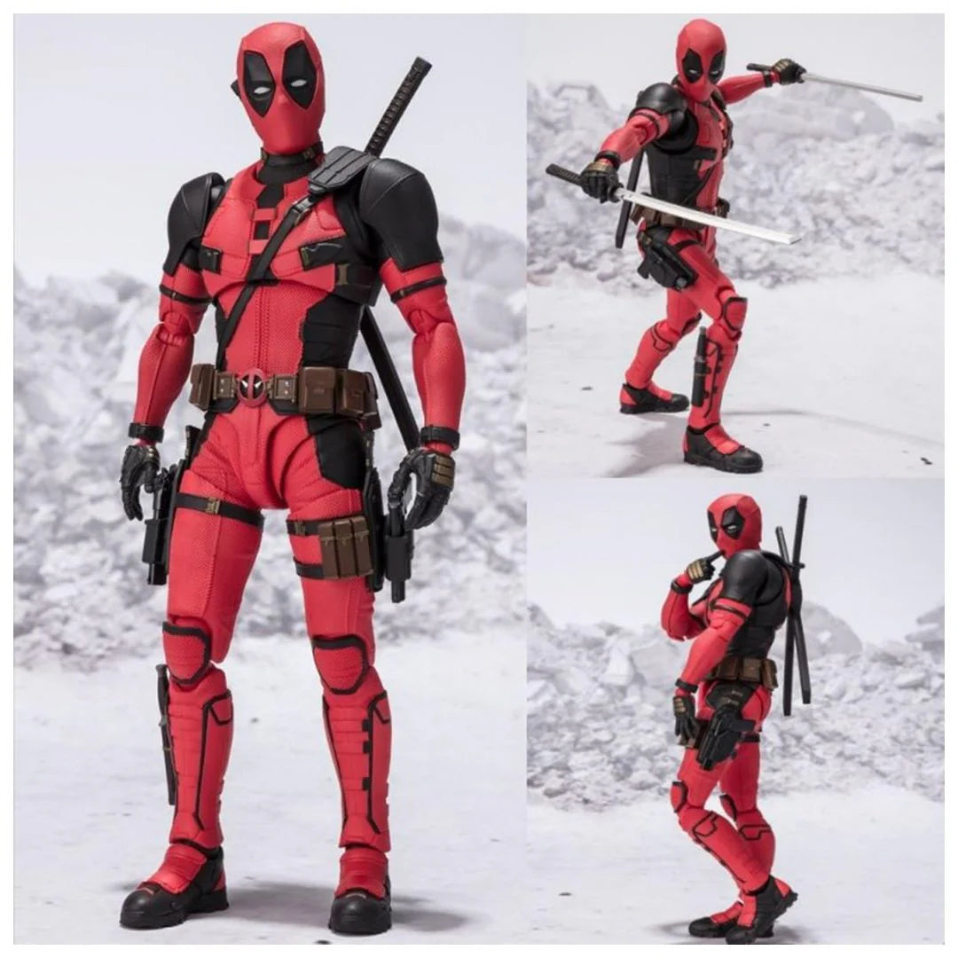 Marvel Studios Deadpool & Wolverine : 1:10 Scale Deadpool Action Figure by ZD Toys (Size-7 Inch)