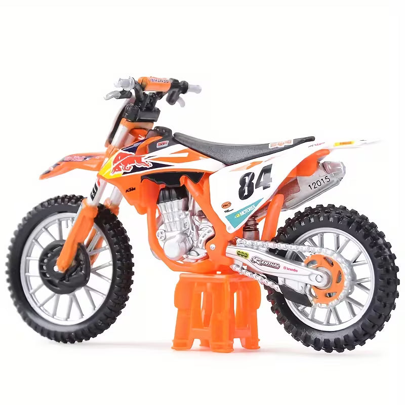 Bburago - 1 : 18 Diecast Scale Model - Official Licensed Product - KTM 450 SX-F Factory Edition 2018