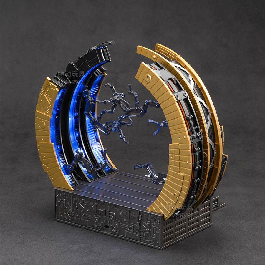 Marvel Studios The Avengers : The infinity Saga iron Man Mark 6 MK06 1:10 Scale Collection Suit-up Gantry Figure by ZD Toys