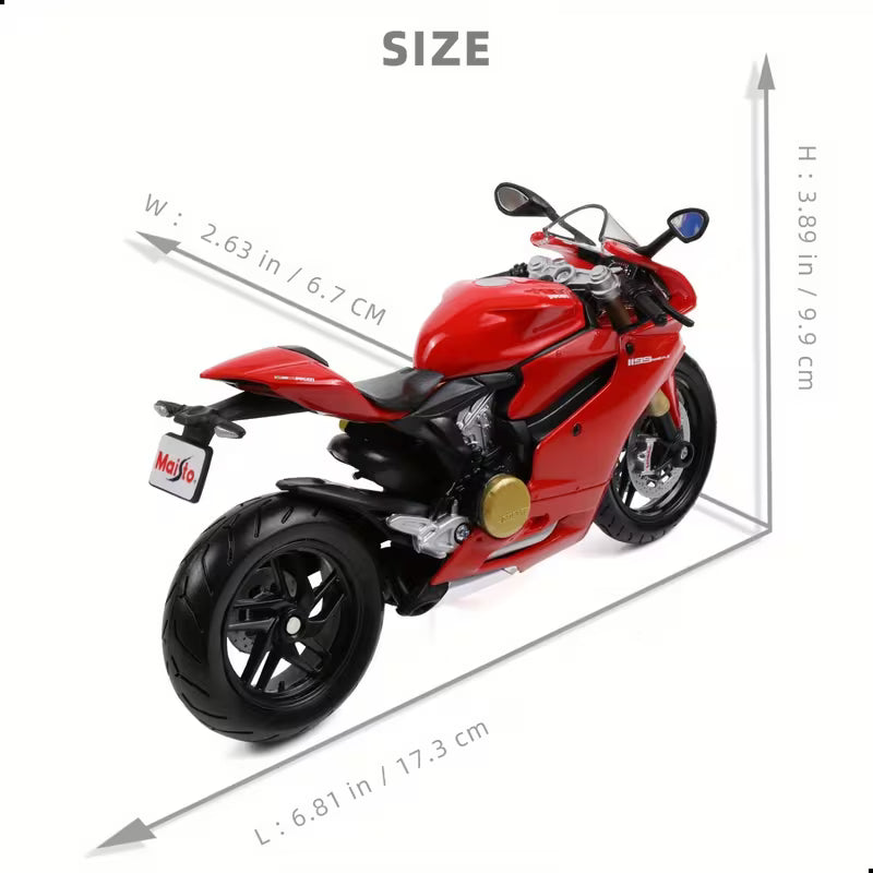 Maisto - 1 : 12 Diecast Scale Model - Official Licensed Product - Ducati 1199 Panigale