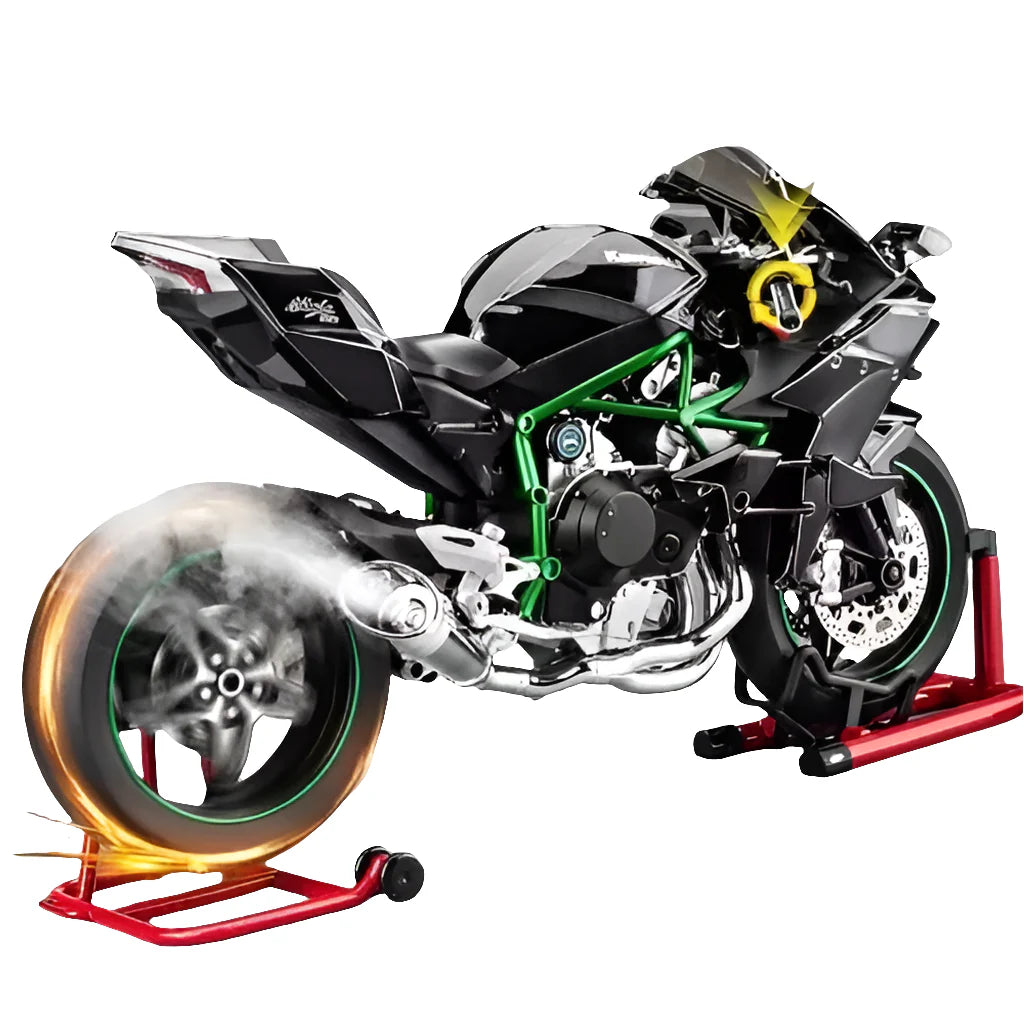 Kawasaki H2R Alloy Model 1:6 Scale (Matte Black)