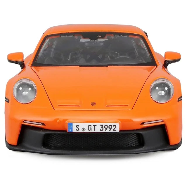 Bburago - 1 : 24 Diecast Scale Model - 2022 Porsche 911 GT3 (Orange) - Official Licensed Product
