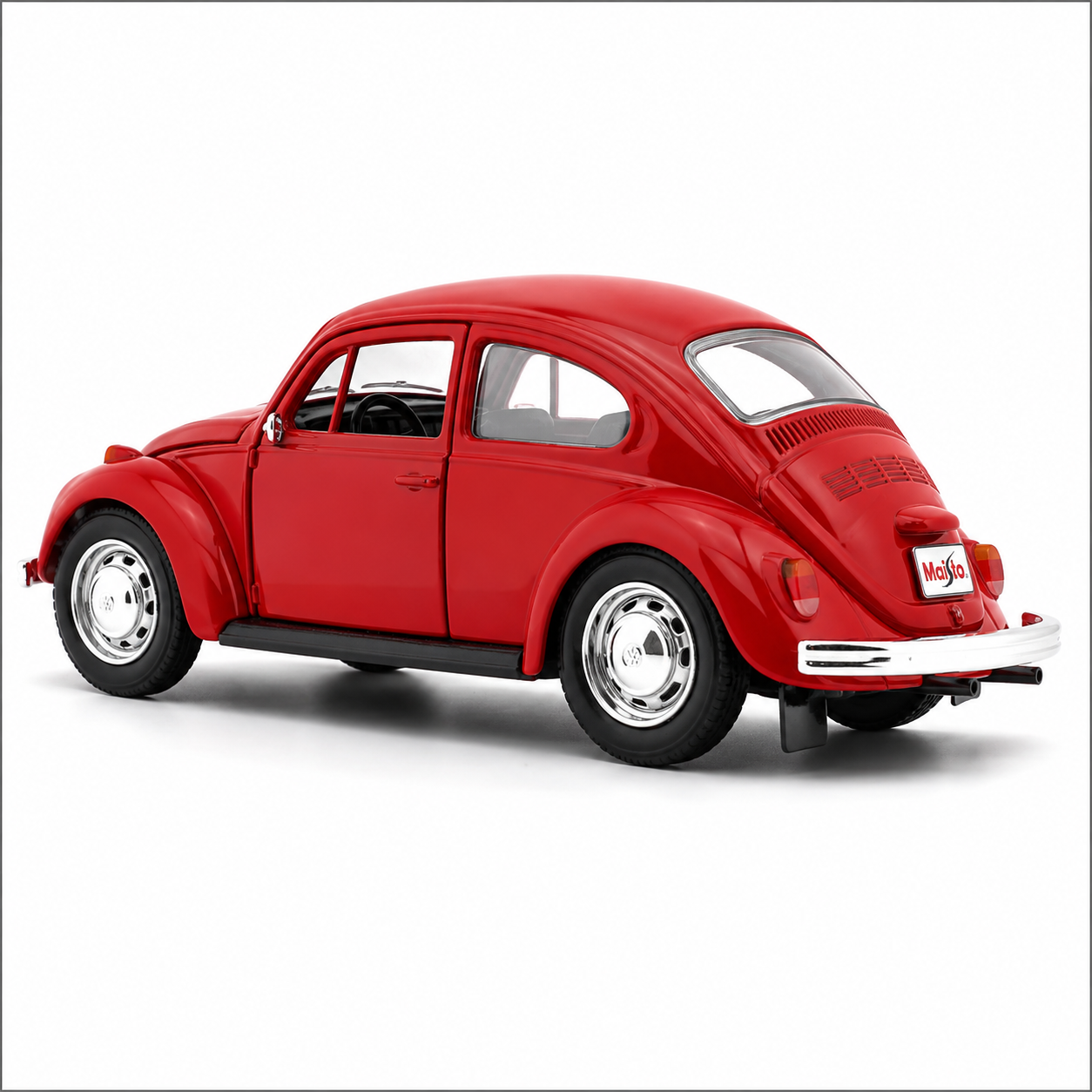 Maisto Volkswagen Beetle Red 1:24 Scale Die-Cast Model Car with Acrylic Display Box