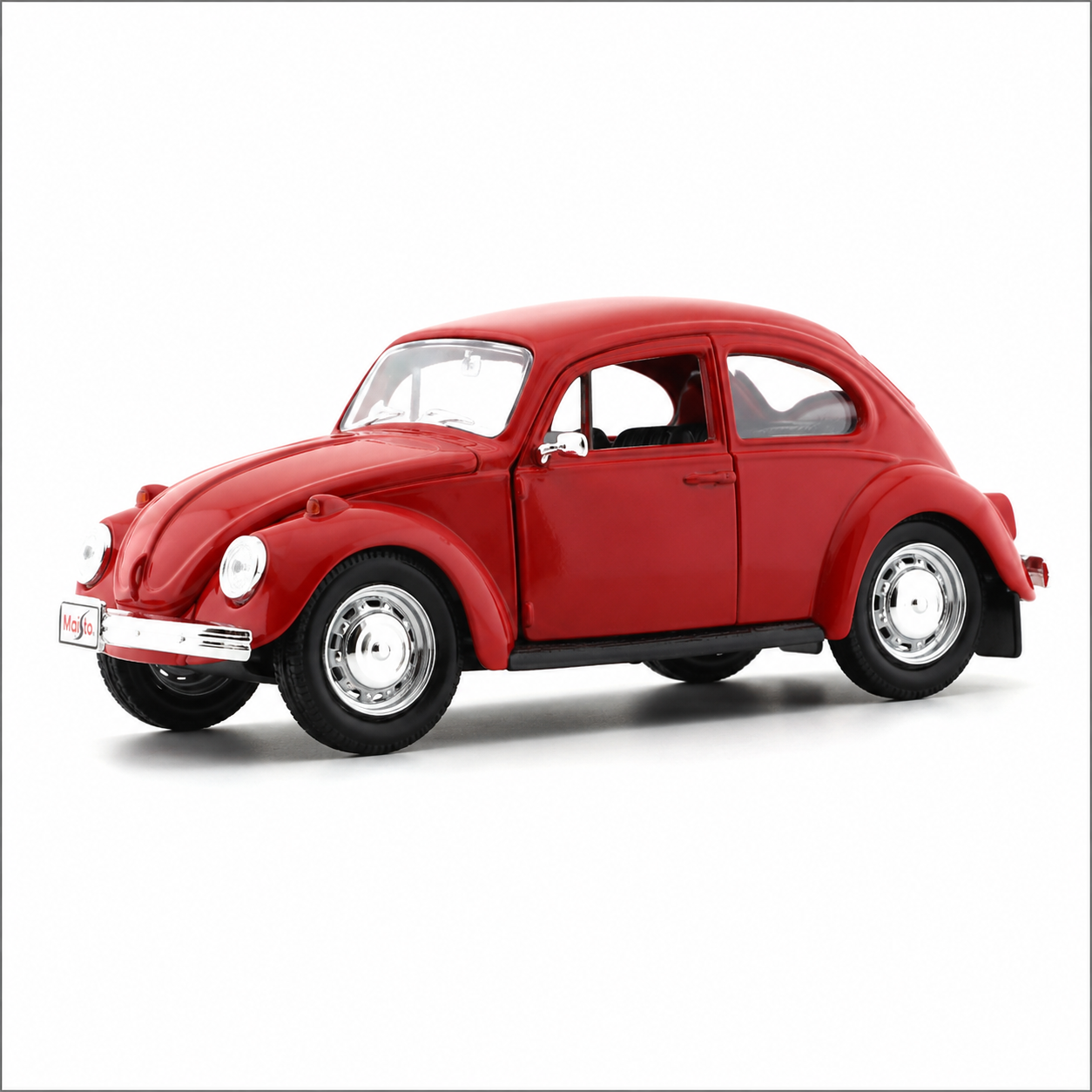 Maisto Volkswagen Beetle Red 1:24 Scale Die-Cast Model Car with Acrylic Display Box