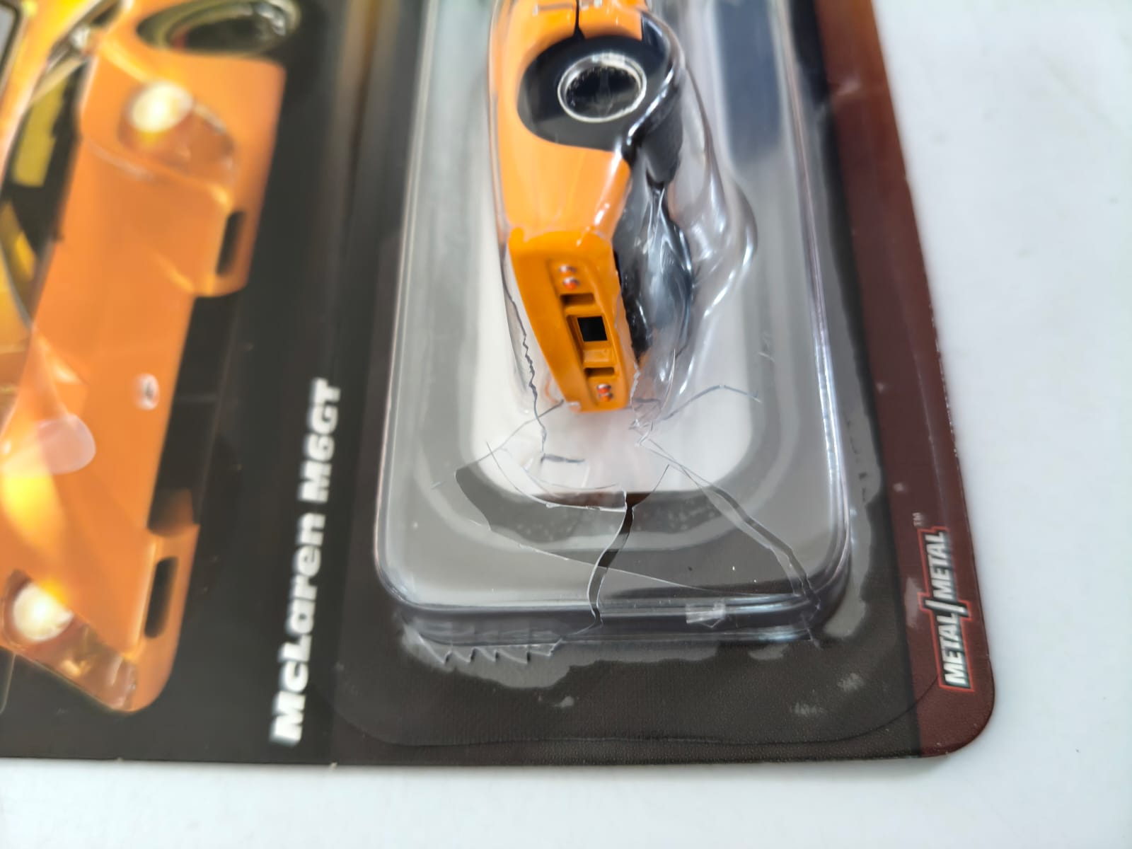 Hot Wheels Scale 1:64 Imported Elite 64 McLaren M6GT Vehicle Exclusive Collection (Broken Blister)