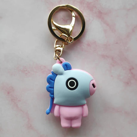BT21 Mang 3D Silicon Keychain With Bagcharm