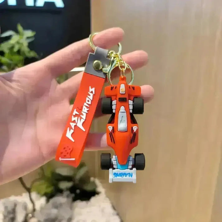 Fast And Furious 3D Silicon Car Keychain With Bagcharm (Select From Drop Down Menu)