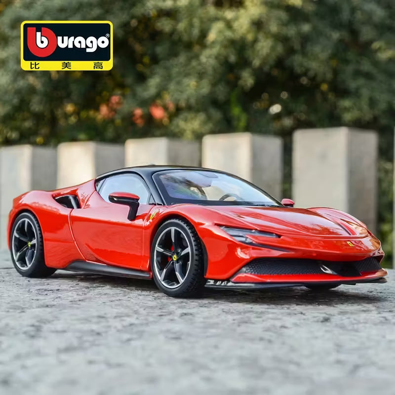 Bburago - 1 : 24 Diecast Scale Model - Official Licensed Product - SF90 Stradale