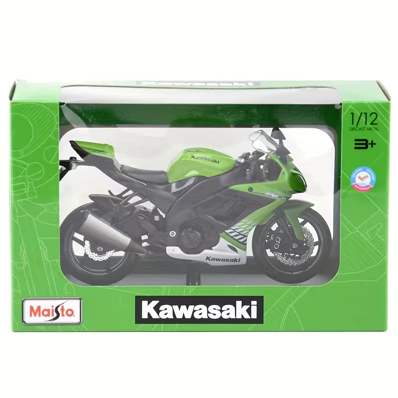 Maisto - 1 : 12 Diecast Scale Model - Official Licensed Product - KAWASAKI NINJA ZX 1OR