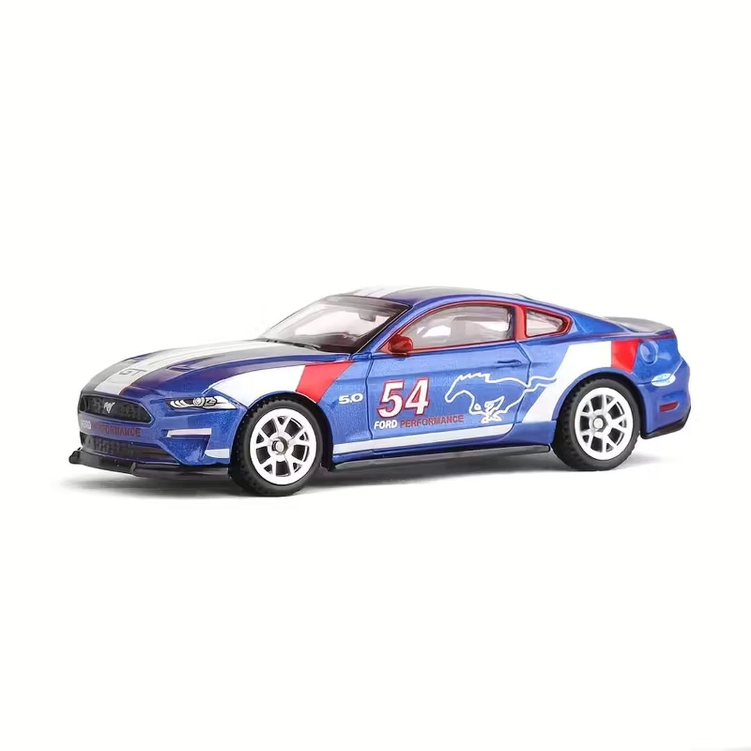 CCA 2018 Ford Mustang GT 1:64 Scale Diecast Model Car 011 - Side Profile View