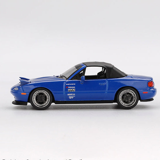 Mini GT Code 1069 Mazda Miata MX-5 (NA) Tuned Version Dark Blue