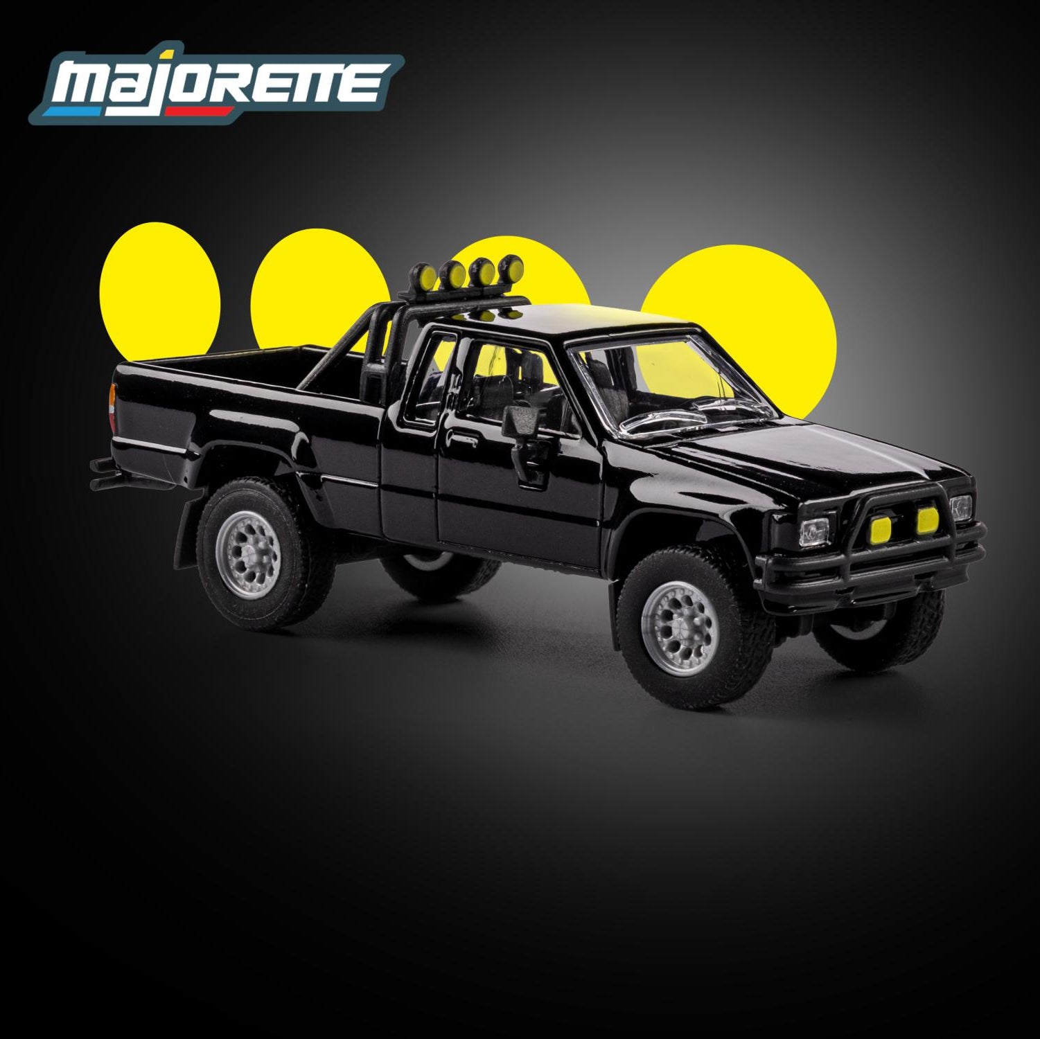 Majorette Wave 3 Premium Car Model - 1985 TOYOTA Hilux SR5 Pick UP