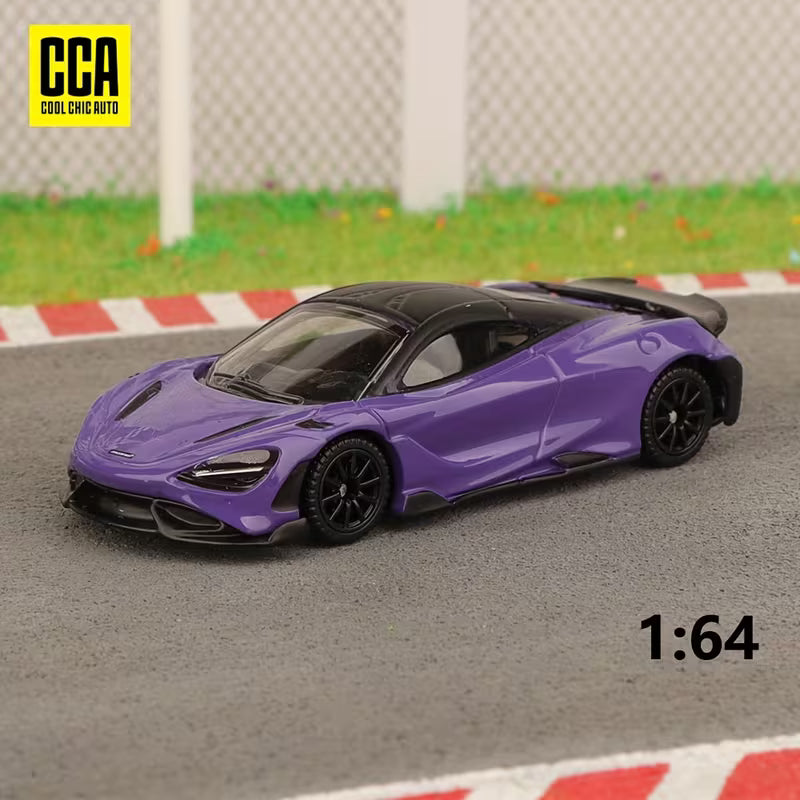 Scale 1 : 64 CCA Mclaren 765LT Diecast Metal Model Car