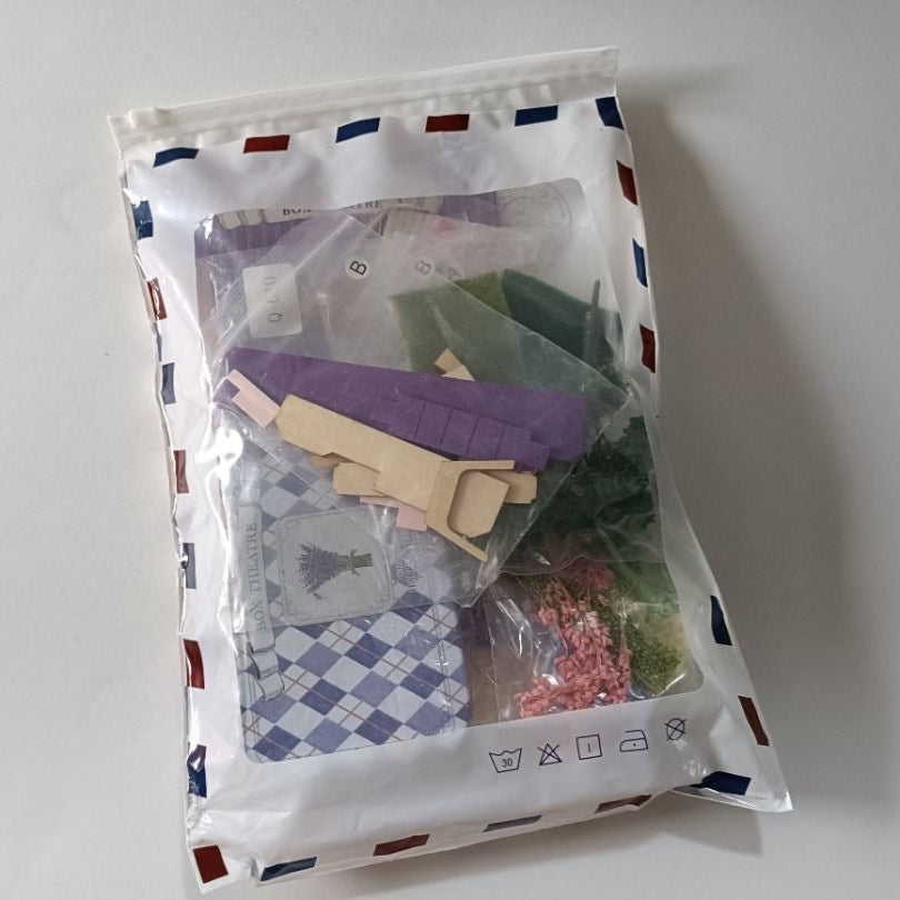 DIY Box Theatre - Sweet Dream Among Blooms Dollhouse Miniature Kit