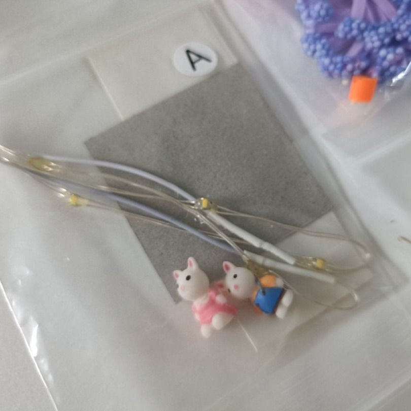 DIY Box Theatre - Sweet Dream Among Blooms Dollhouse Miniature Kit