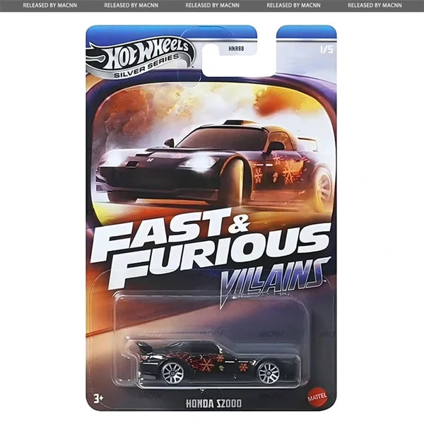 Hot Wheels 2025 Fast & Furious Villains ( Set Of 5 )
