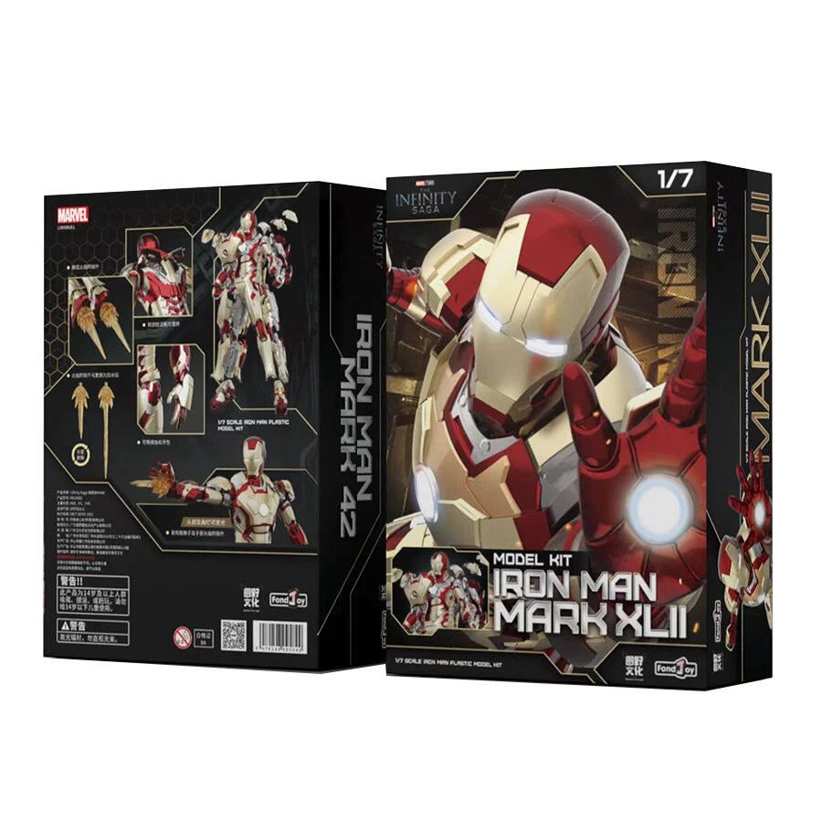 Marvel Studios The Avengers : The infinity Saga iron Man Mark XLII MK42 1:7 Scale Collection Model Kit by Fondjoy