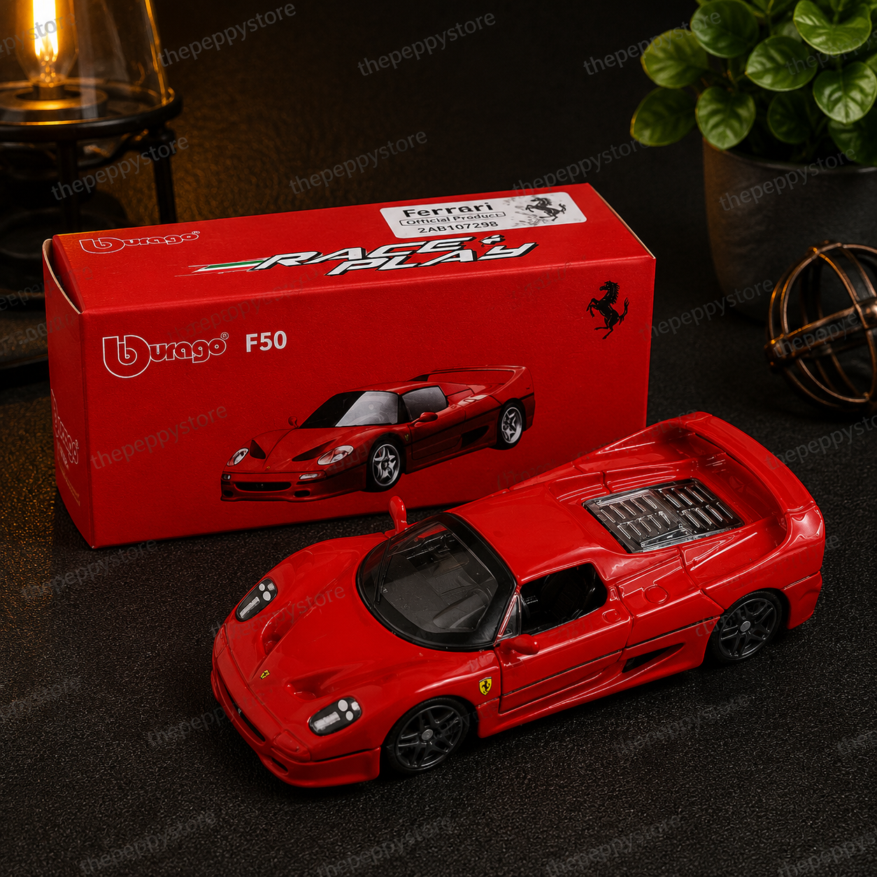 Official Bburago F50 - 1 : 64 Diecast Scale Model