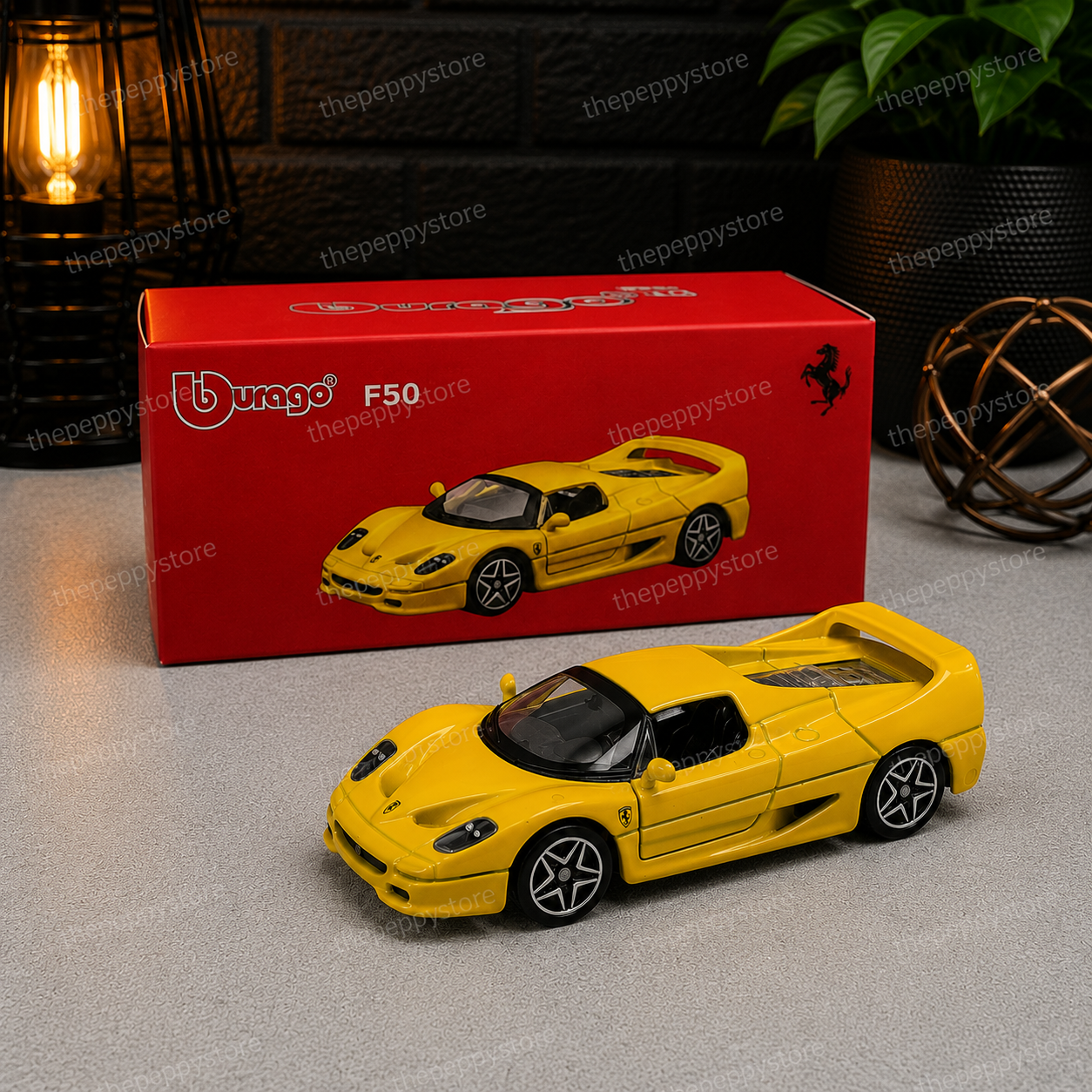 Official Bburago F50 - 1 : 64 Diecast Scale Model