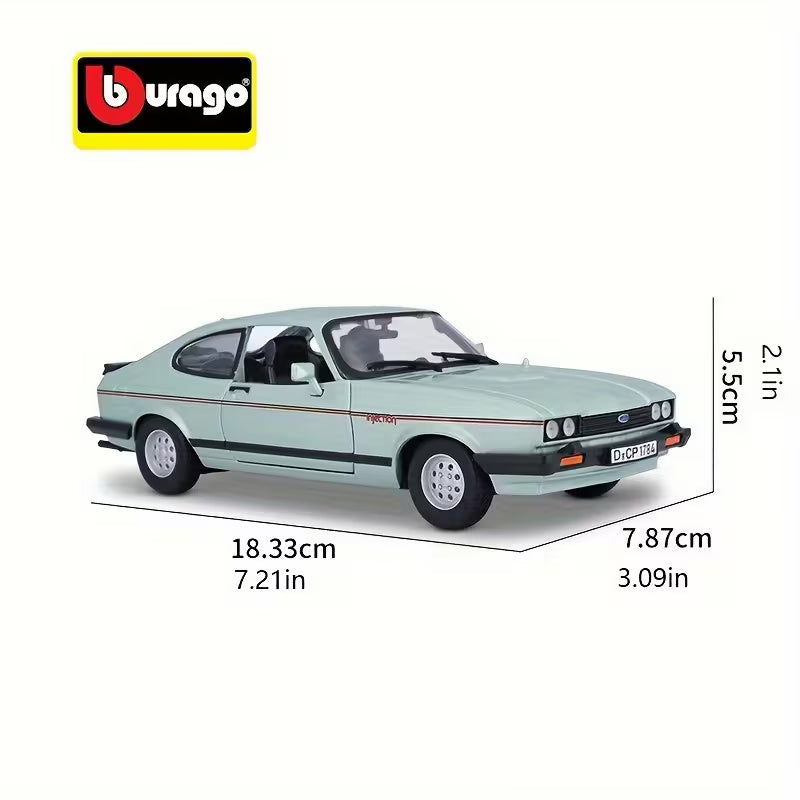 Bburago - 1 : 24 Diecast Scale Model - Ford Capri 1600GT - Official Licensed Product