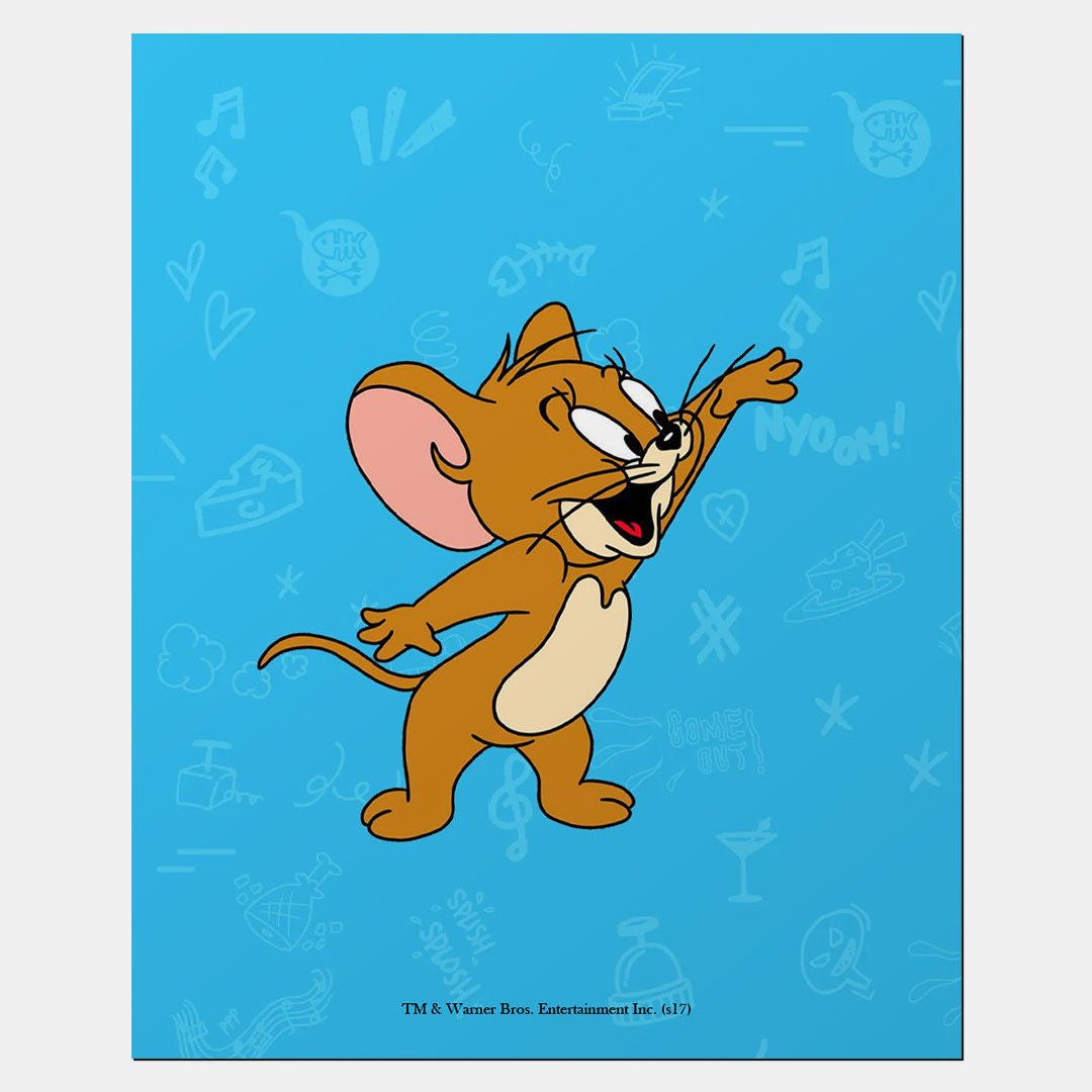 Tom And Jerry - Playful Jerry Fridge Magnet