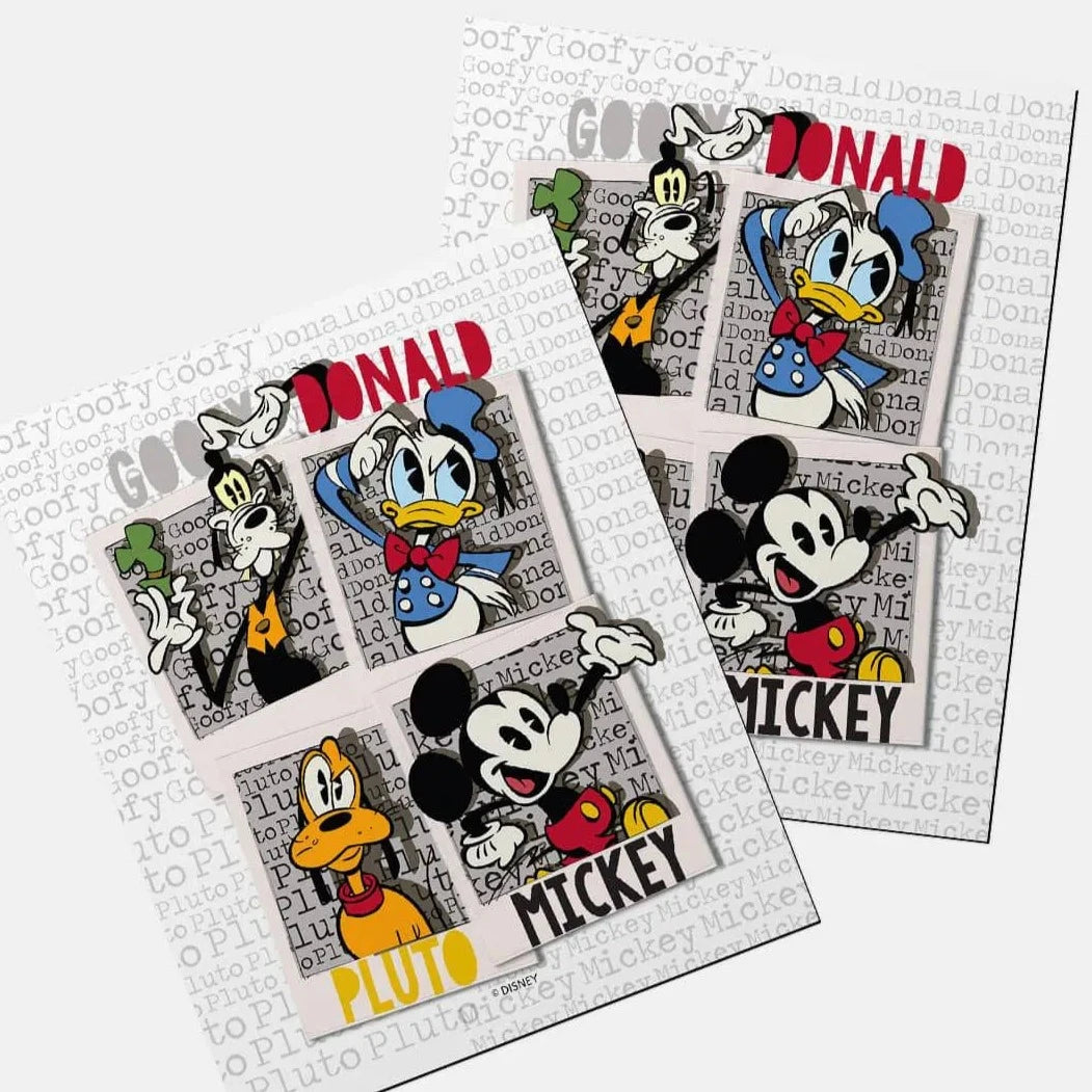 Mickey And His Dudes Fridge Magnet