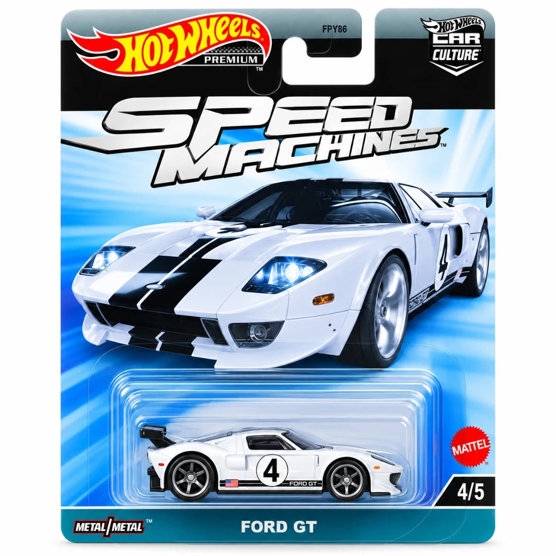 Hot Wheels Ford GT Speed Machines Car Culture 1:64 Diecast Model Car