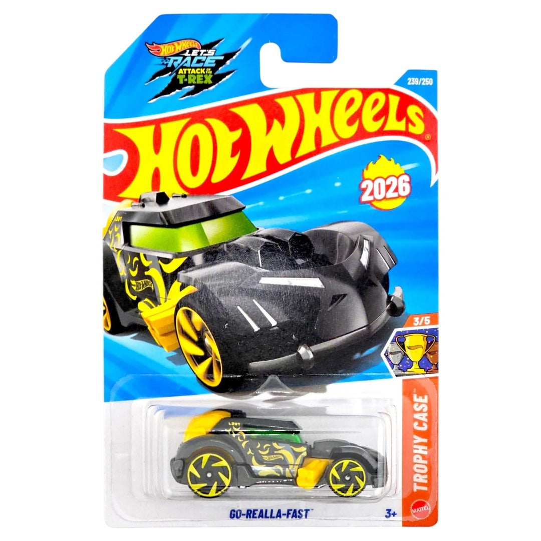 Hot Wheels Imported Go-Realla-Fast Trophy Case 1:64 Scale Diecast Model Car