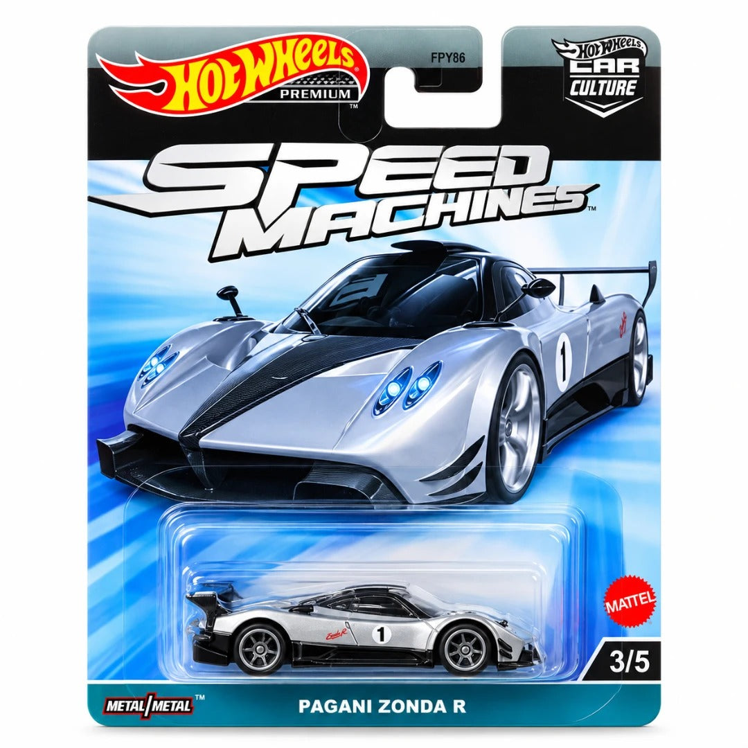 Hot Wheels Pagani Zonda R Speed Machines Car Culture 1:64 Diecast Model Car