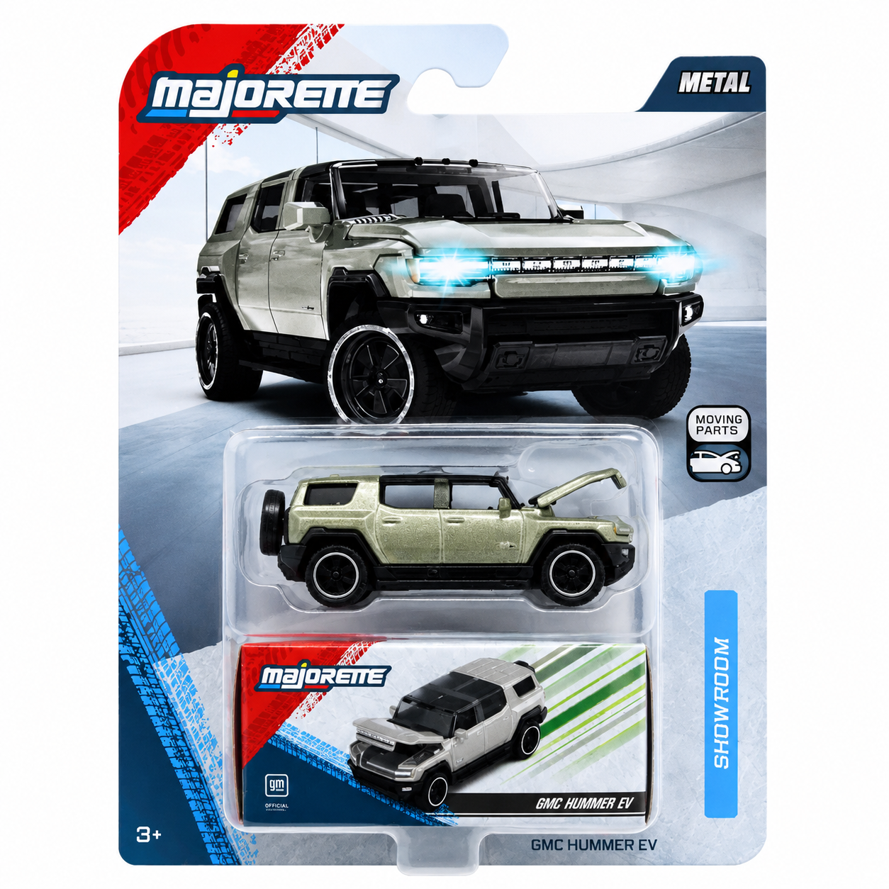 Majorette GMC Hummer EV Die-Cast Metal Car Model with Opening Parts