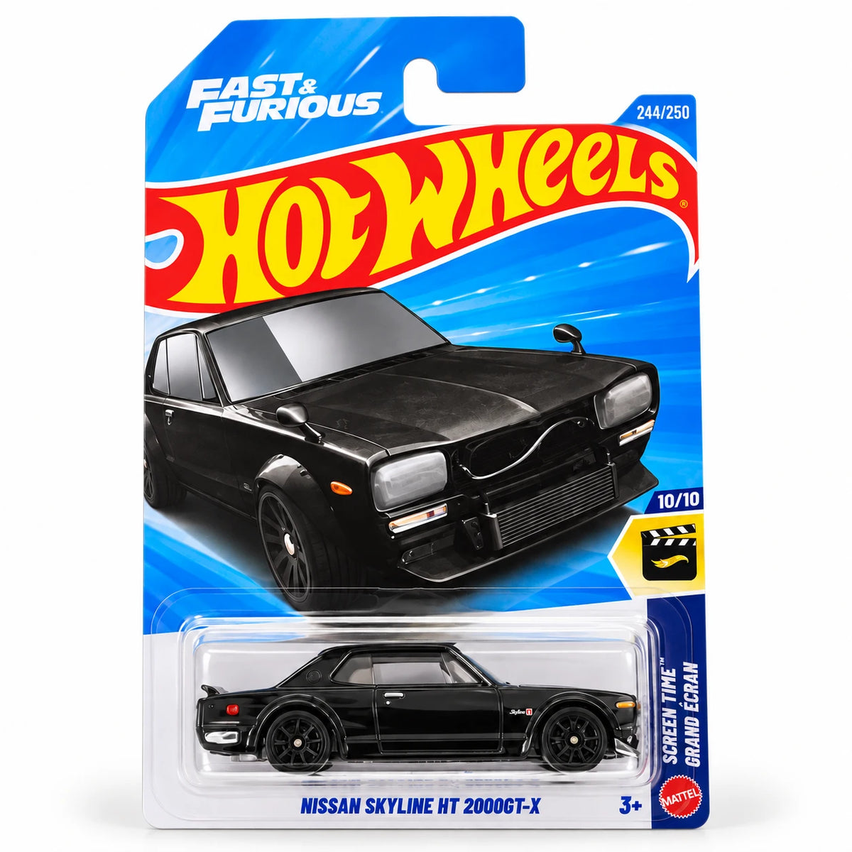 Hot Wheels Nissan Skyline HT 2000GT-X Fast & Furious Treasure Hunt - front card