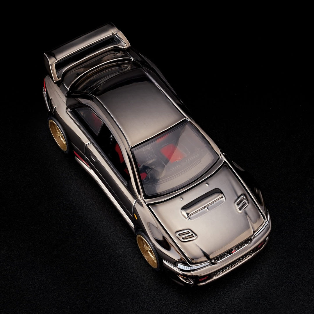 Hot Wheels Red Line Club '98 Subaru Impreza WRX STi 1:64 Diecast Model Car - Top View
