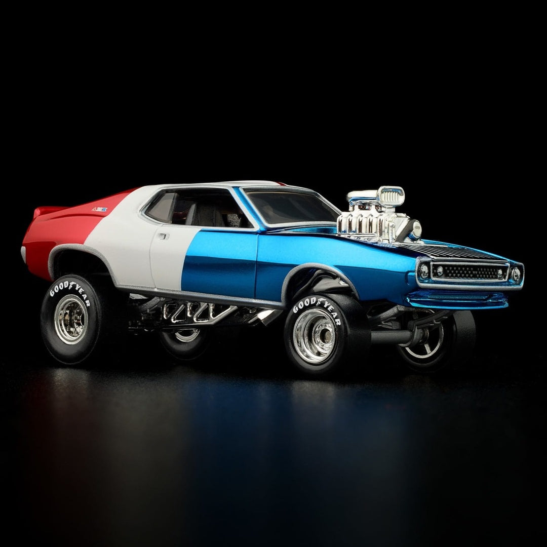 Hot Wheels Red Line Club '71 AMC Javelin AMX 1:64 Diecast Model Car - Front Three-Quarter View