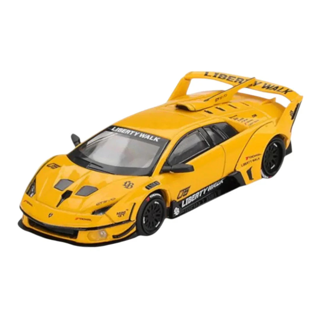 Mini GT Lamborghini LB-Silhouette WORKS Murciélago GT EVO – Yellow Edition Diecast Model With Blister
