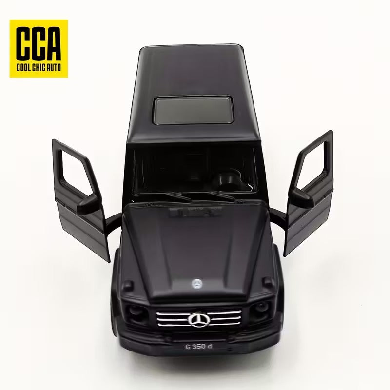 Scale 1 : 42 Official Licensed CCA Cool-Chic Auto Diecast Metal Model Car - Mercedes-Benz G350 d (Black) - With Acylic Case