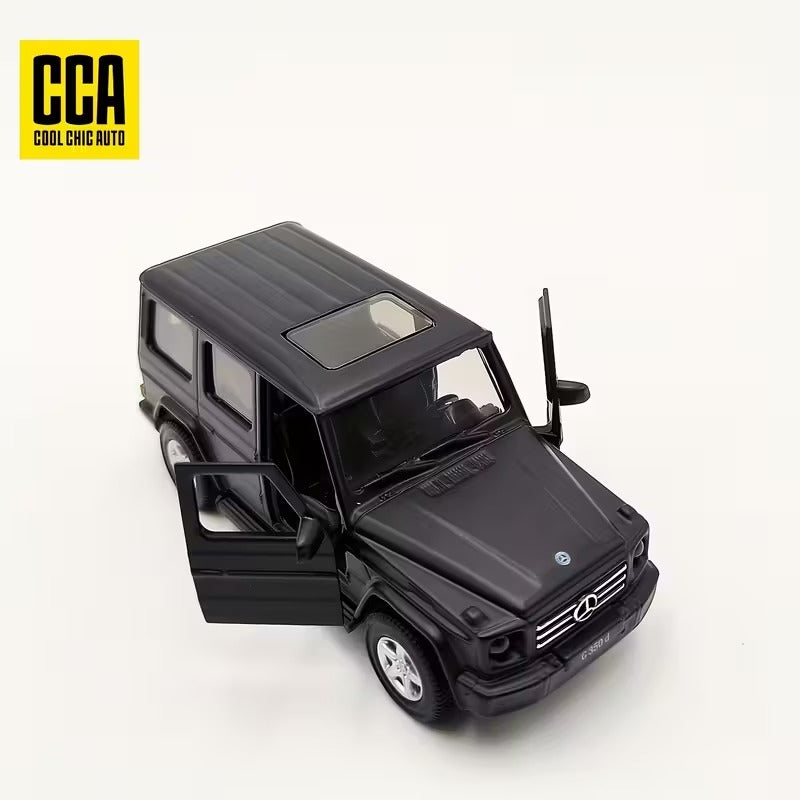Scale 1 : 42 Official Licensed CCA Cool-Chic Auto Diecast Metal Model Car - Mercedes-Benz G350 d (Black) - With Acylic Case