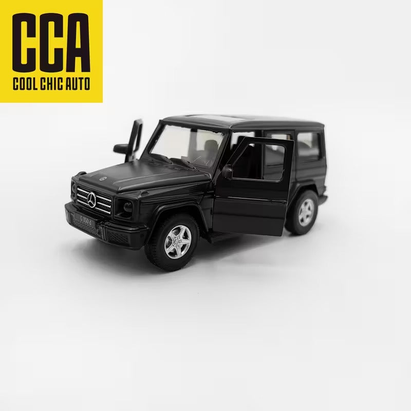 Scale 1 : 42 Official Licensed CCA Cool-Chic Auto Diecast Metal Model Car - Mercedes-Benz G350 d (Black) - With Acylic Case