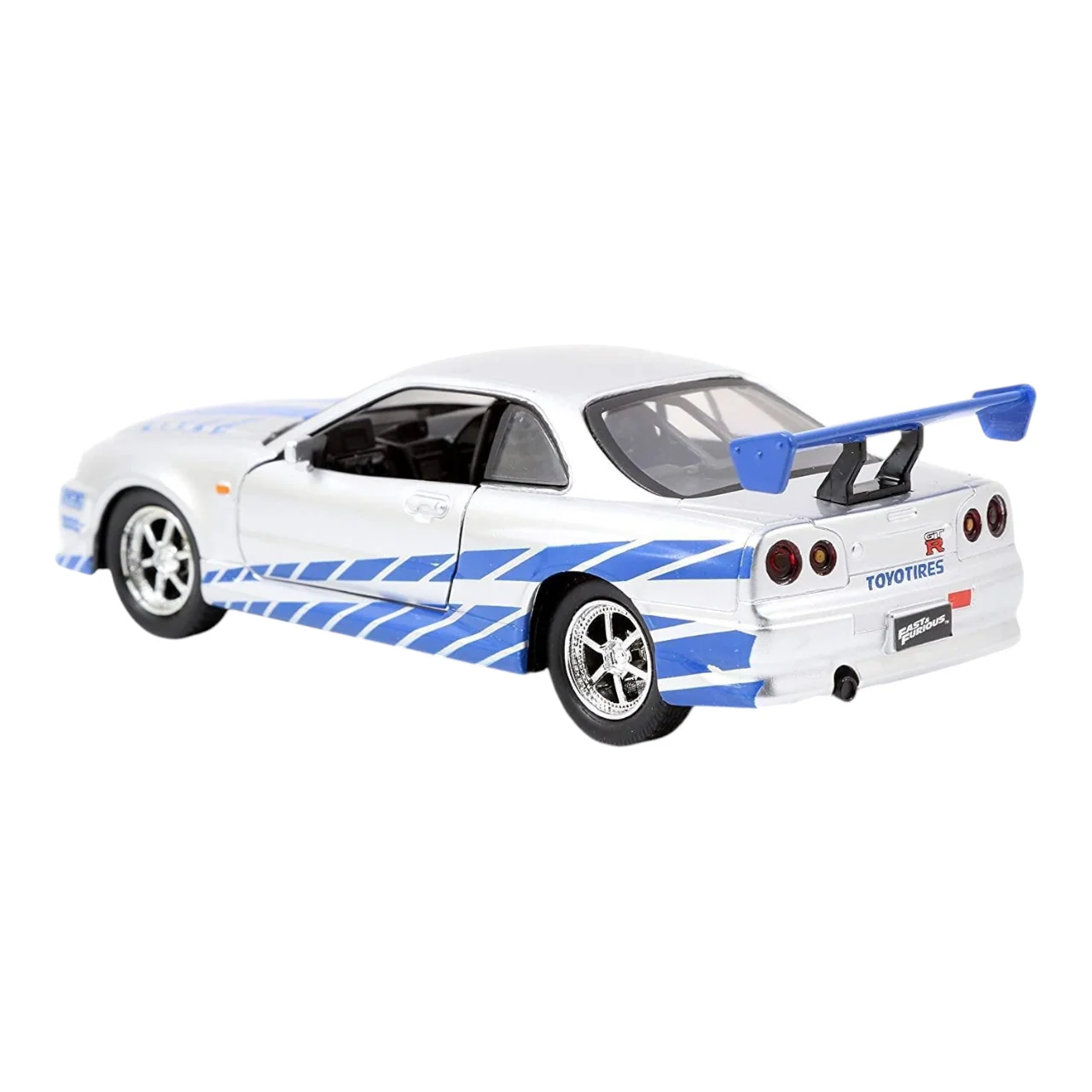 Jada - 1/32 scale Diecast Model Toy Car - Fast & Furious Brian's Nissan Skyline GT-R (R34)
