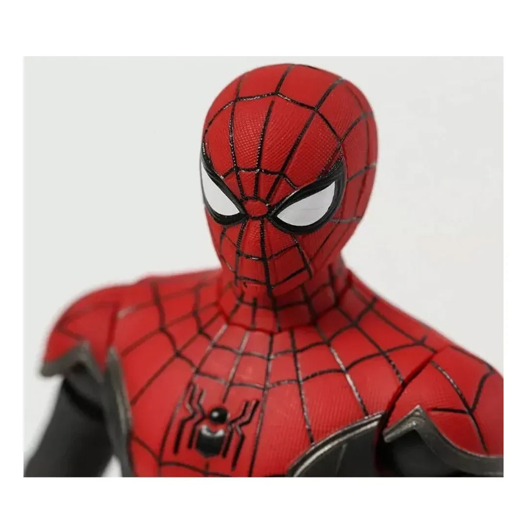 Marvel Studios Spider-Man No Way Home : 1:10 Scale Spiderman Upgraded Suit Figure by ZD Toys (Size-7 Inch)