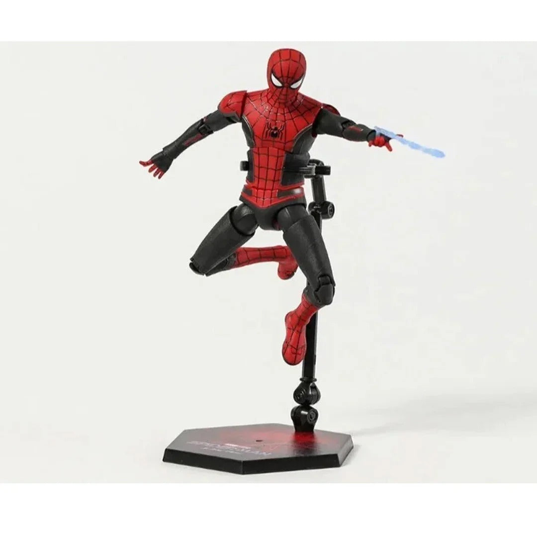 Marvel Studios Spider-Man No Way Home : 1:10 Scale Spiderman Upgraded Suit Figure by ZD Toys (Size-7 Inch)
