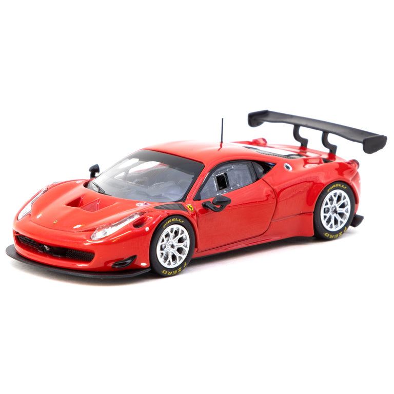 IXO Models Tarmac Works Road64 Scale 1:64 Premium Diecast Car Model with Acrylic Case - Ferrari 458 Italia GT3